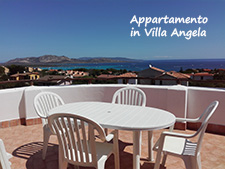 APPARTAMENTO IN VILLA ANGELA: AMPIO E LUMINOSO E' SITUATO AL 1° PIANO, CON UNA SPLENDIDA VISTA SUL MARE E SULL'ISOLA DELL’ASINARA DAL GRANDE TERRAZZO.OSPITA 4/6 PERSONE ED E' COMPOSTO DA 2 CAMERE DOPPIE E UN PICCOLO SOTTOTETTO CON 2 LETTI, 2 BAGNI E UN SOGGIORNO/PRANZO CON ANGOLO COTTURA
